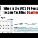 When is the tax filing deadline in the United States?