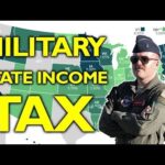 How are military personnel’s taxes handled?