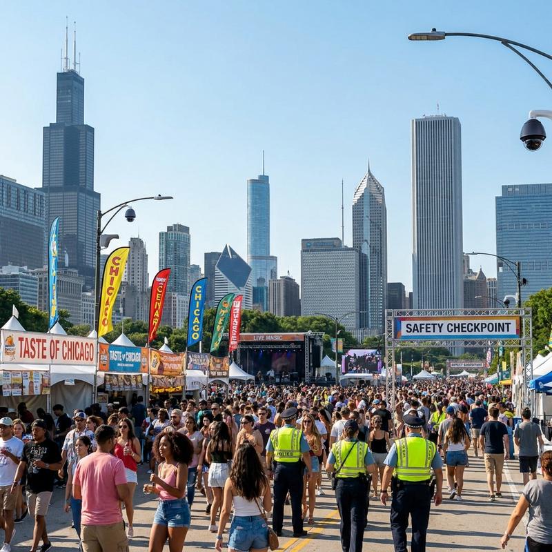 Chicago’s Vibrant Festivals Balanced by Robust Safety Measures