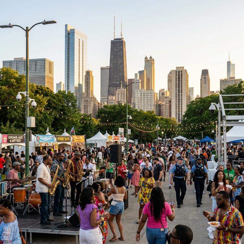 Chicago Summer Festivals Harmony of Celebration and Security